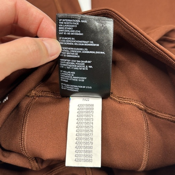 The North Face Midline High-Rise Pocket 7/8 Leggings Brown Medium (Fits like S) - Picture 11 of 12